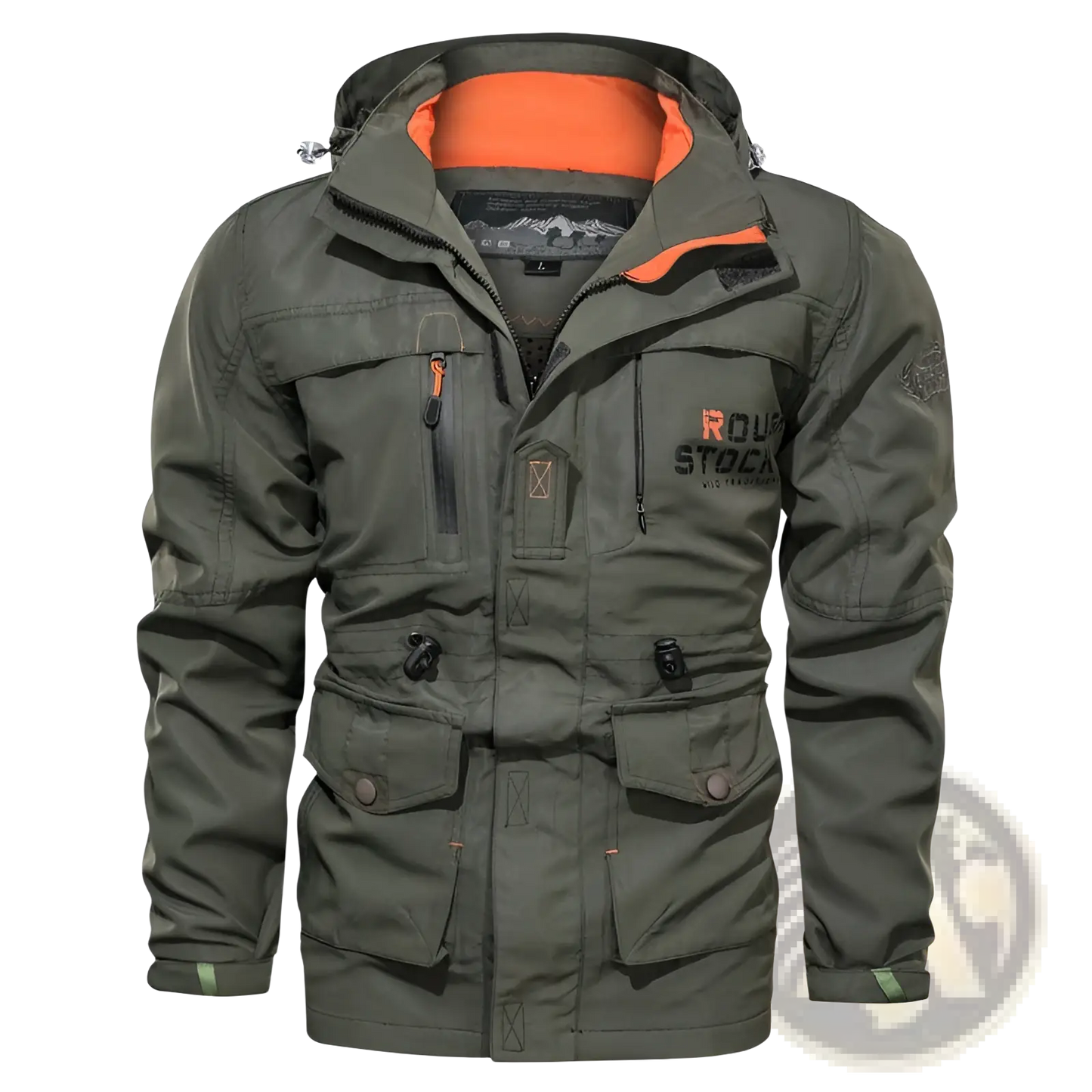 Men's Loose Fit Waterproof Tactical Hooded Jacket