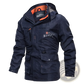 Men's Loose Fit Waterproof Tactical Hooded Jacket
