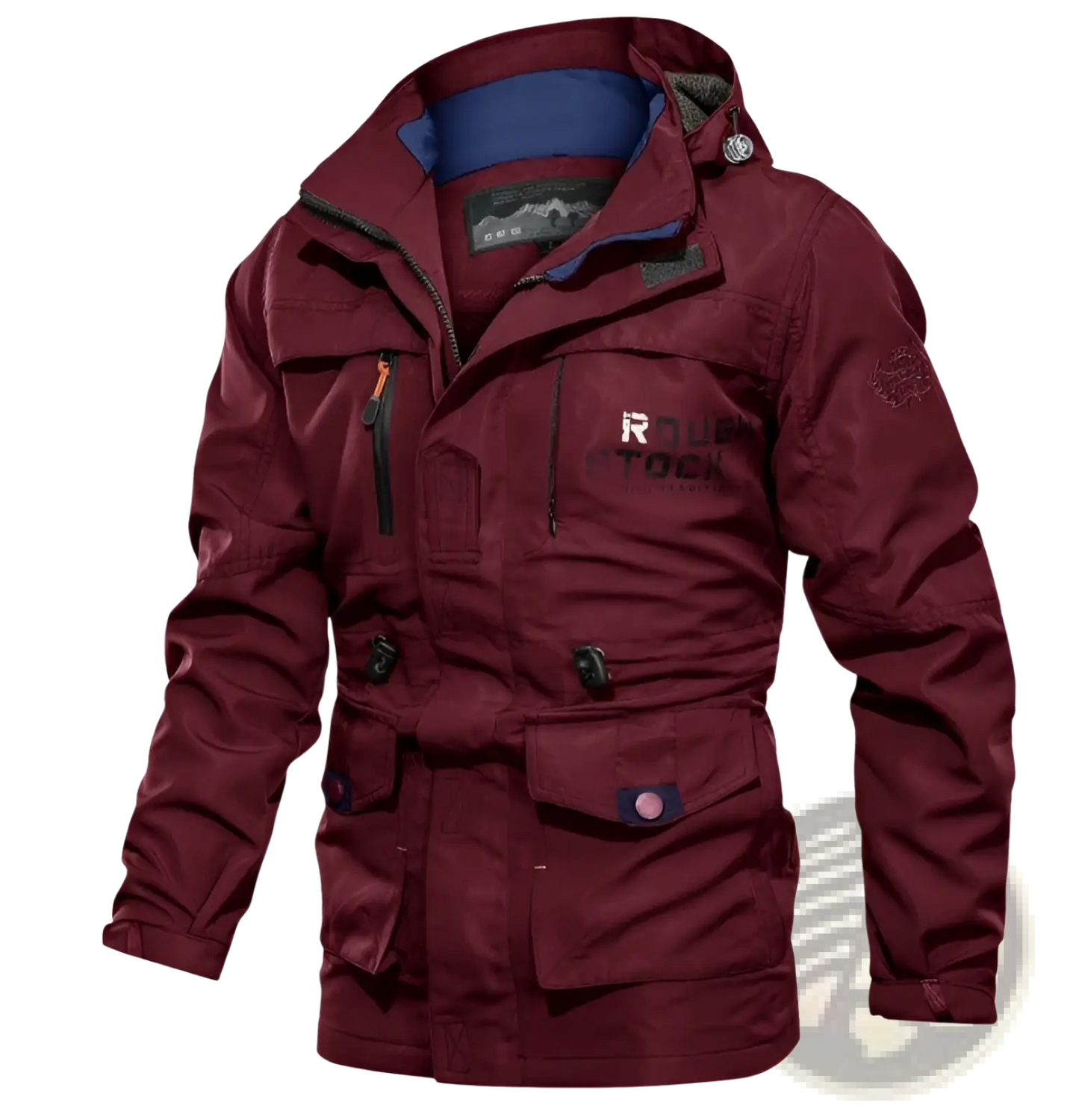 Men's Loose Fit Waterproof Tactical Hooded Jacket