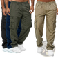 Men's Loose Multi-pocket Elastic Waist Cargo Pants