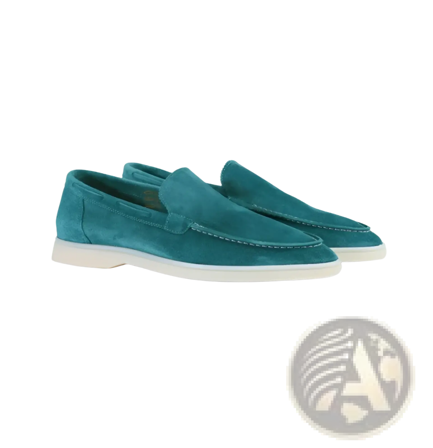 Men's Matte Suede Slip on Loafers with Rubber Sole