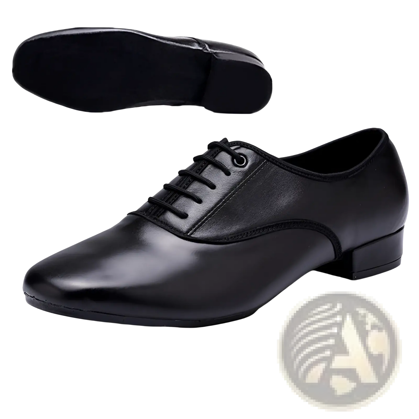 Men's Microfiber Leather Lace Up Dancing Shoes