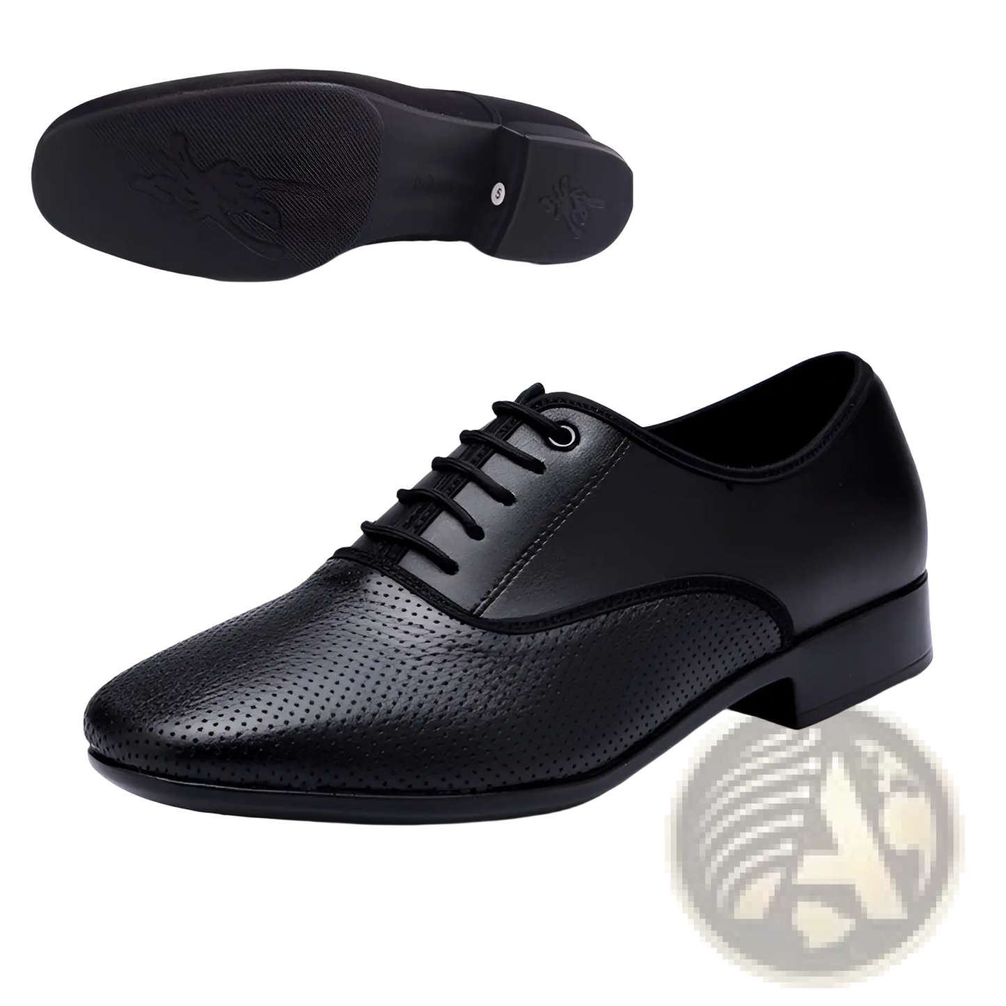 Men's Microfiber Leather Lace Up Dancing Shoes