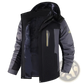 Men's Mid Length Fleece Lined Insulated Winter Jacket