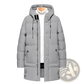 Men's Mid-length Quilted Hooded Winter Puffer Jacket