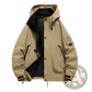 Men's Modern Waterproof Windproof Hooded Utility Jacket