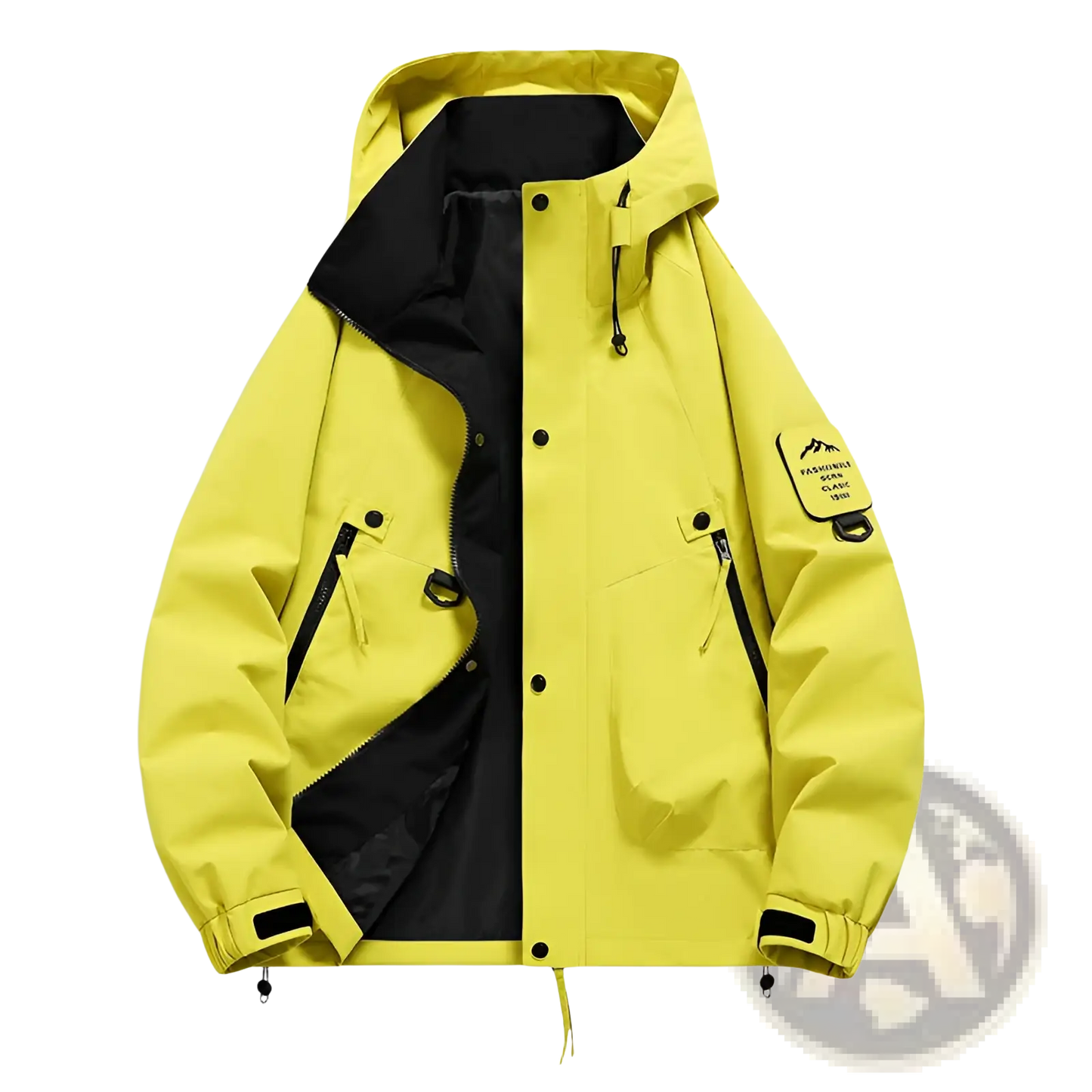 Men's Modern Waterproof Windproof Hooded Utility Jacket