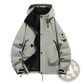 Men's Modern Waterproof Windproof Hooded Utility Jacket