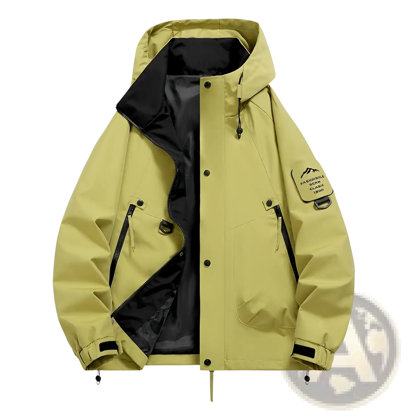 Men's Modern Waterproof Windproof Hooded Utility Jacket