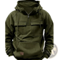 Men's Multi Pocket Half Zip Fashion Hoodie