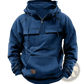 Men's Multi Pocket Half Zip Fashion Hoodie