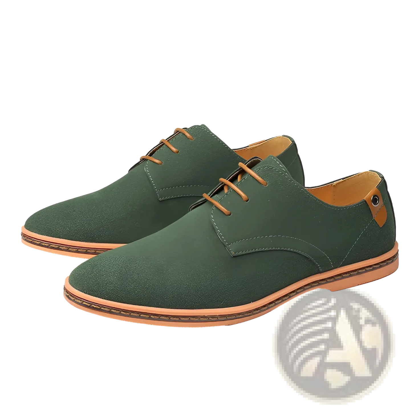 Men's Nubuck Leather Casual Suede Lace Up Shoes
