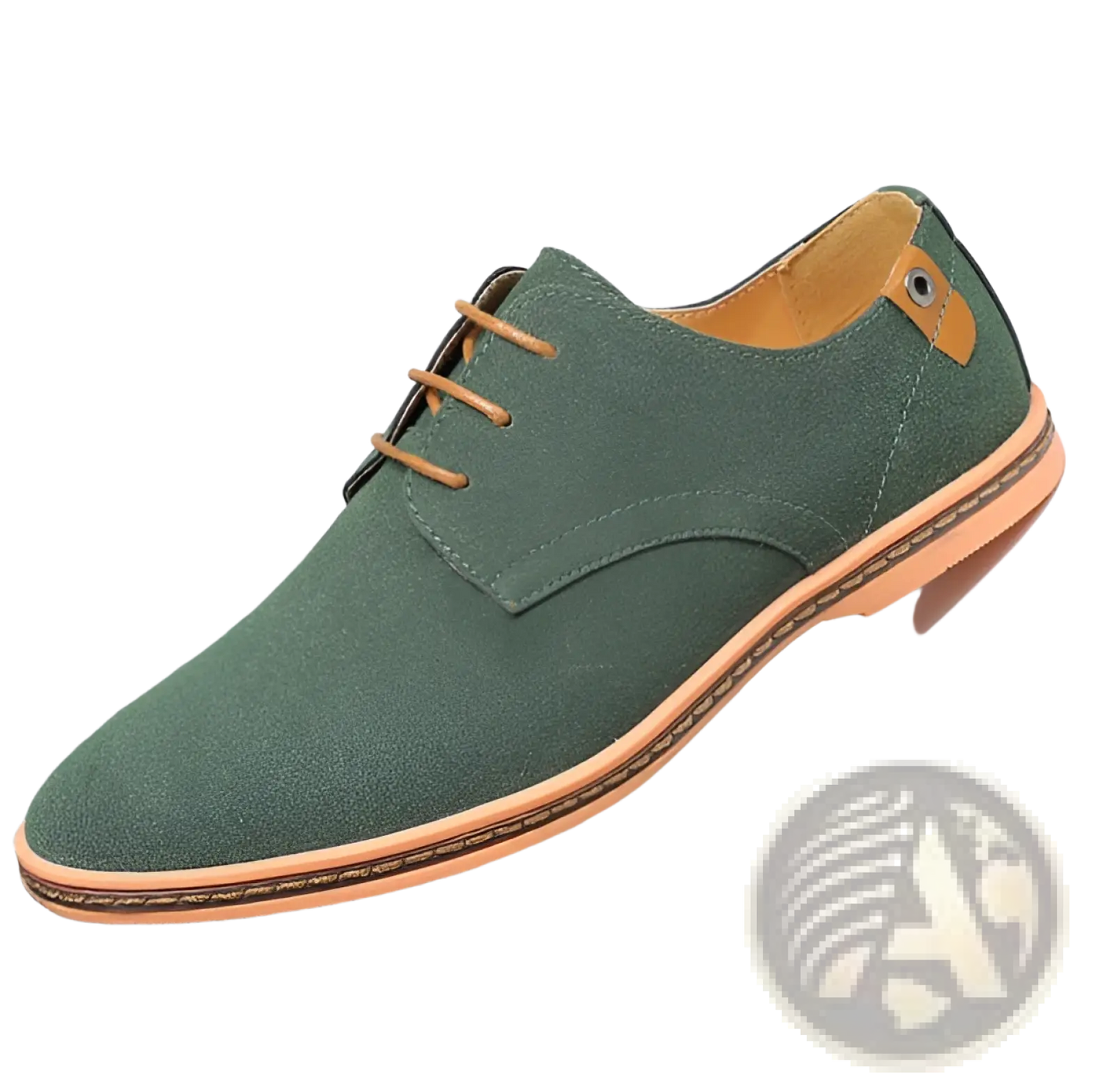 Men's Nubuck Leather Casual Suede Lace Up Shoes