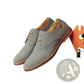 Men's Nubuck Leather Casual Suede Lace Up Shoes