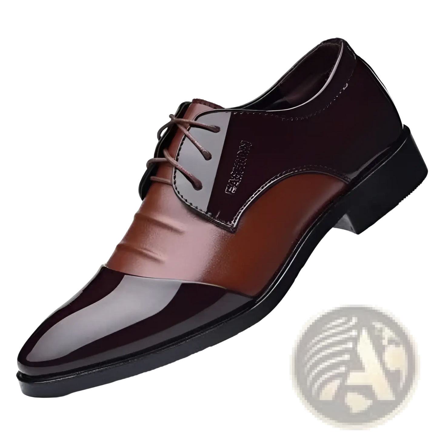 Men's Oxford Leather Shoes British Style Pointed Toe