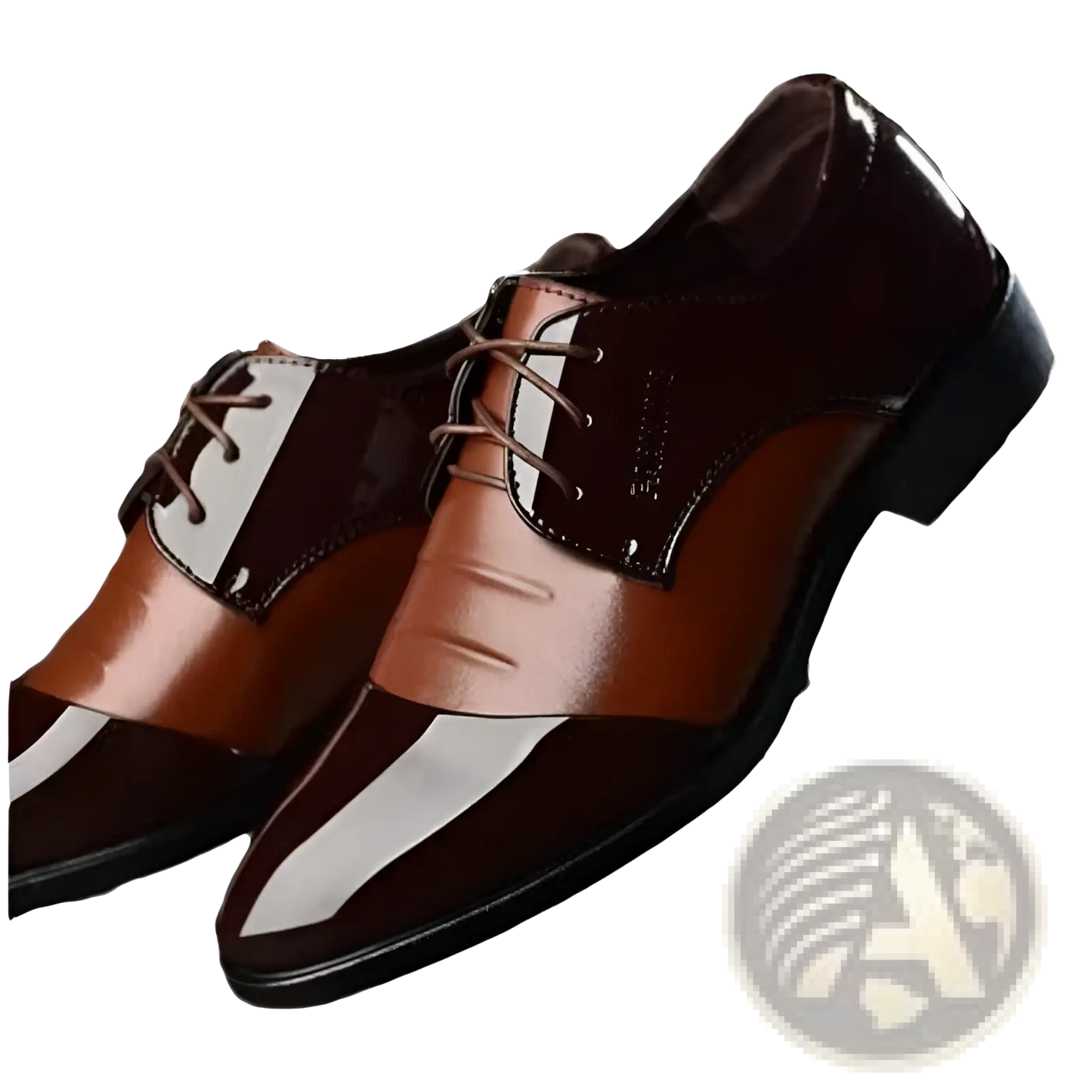 Men's Oxford Leather Shoes British Style Pointed Toe