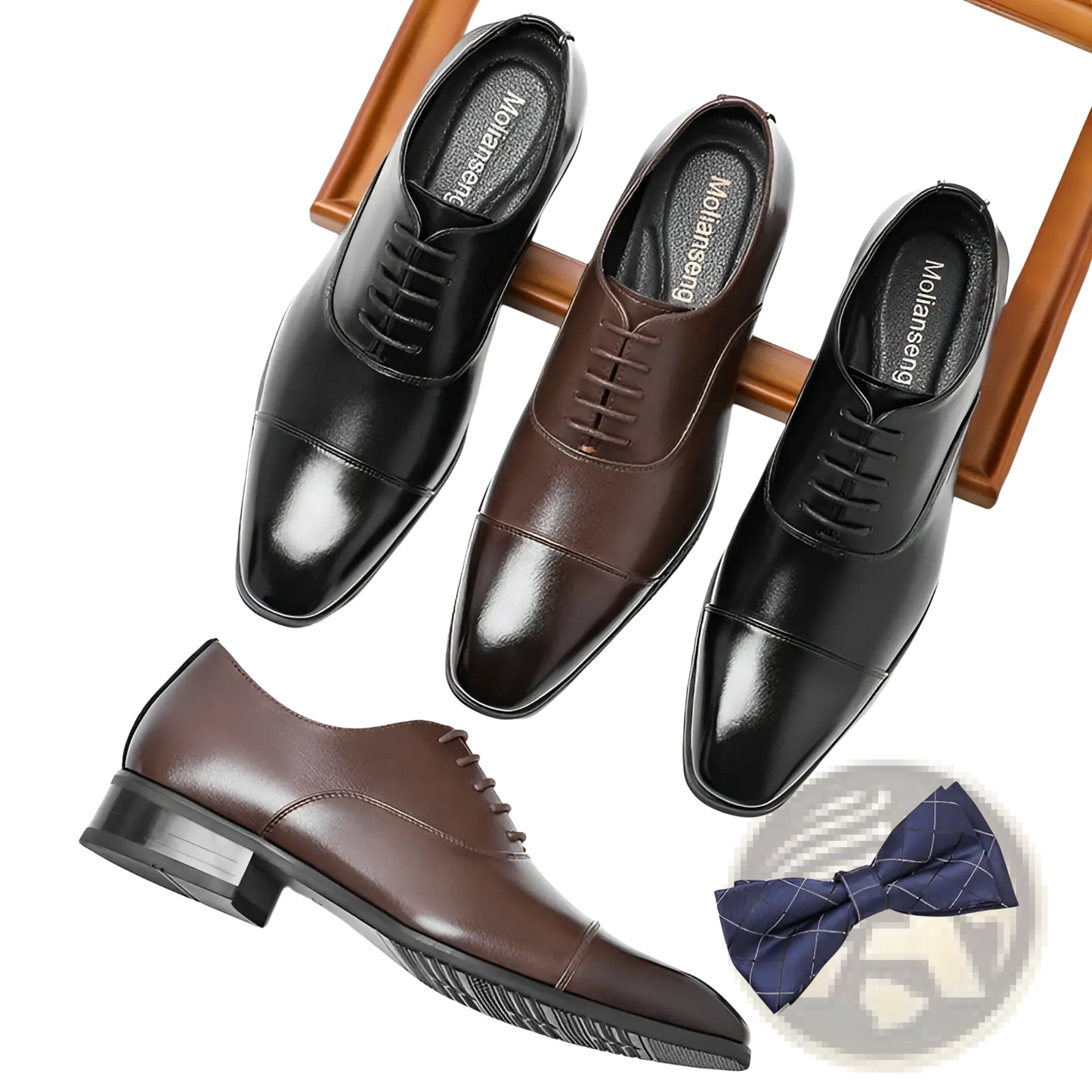 Men's Oxford Leather Shoes Japanese Dress Style