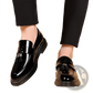 Men's Plus Size Business Casual Leather Wedge Shoes