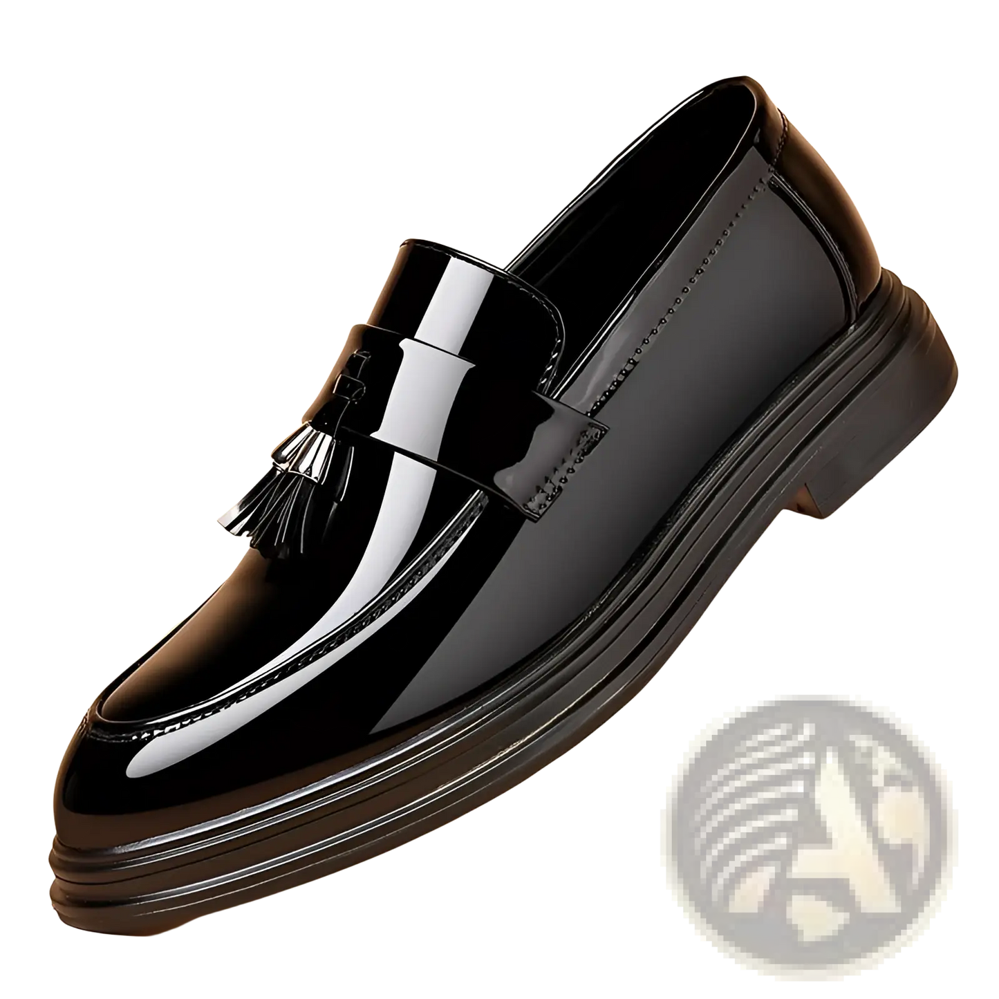 Men's Plus Size Business Casual Leather Wedge Shoes