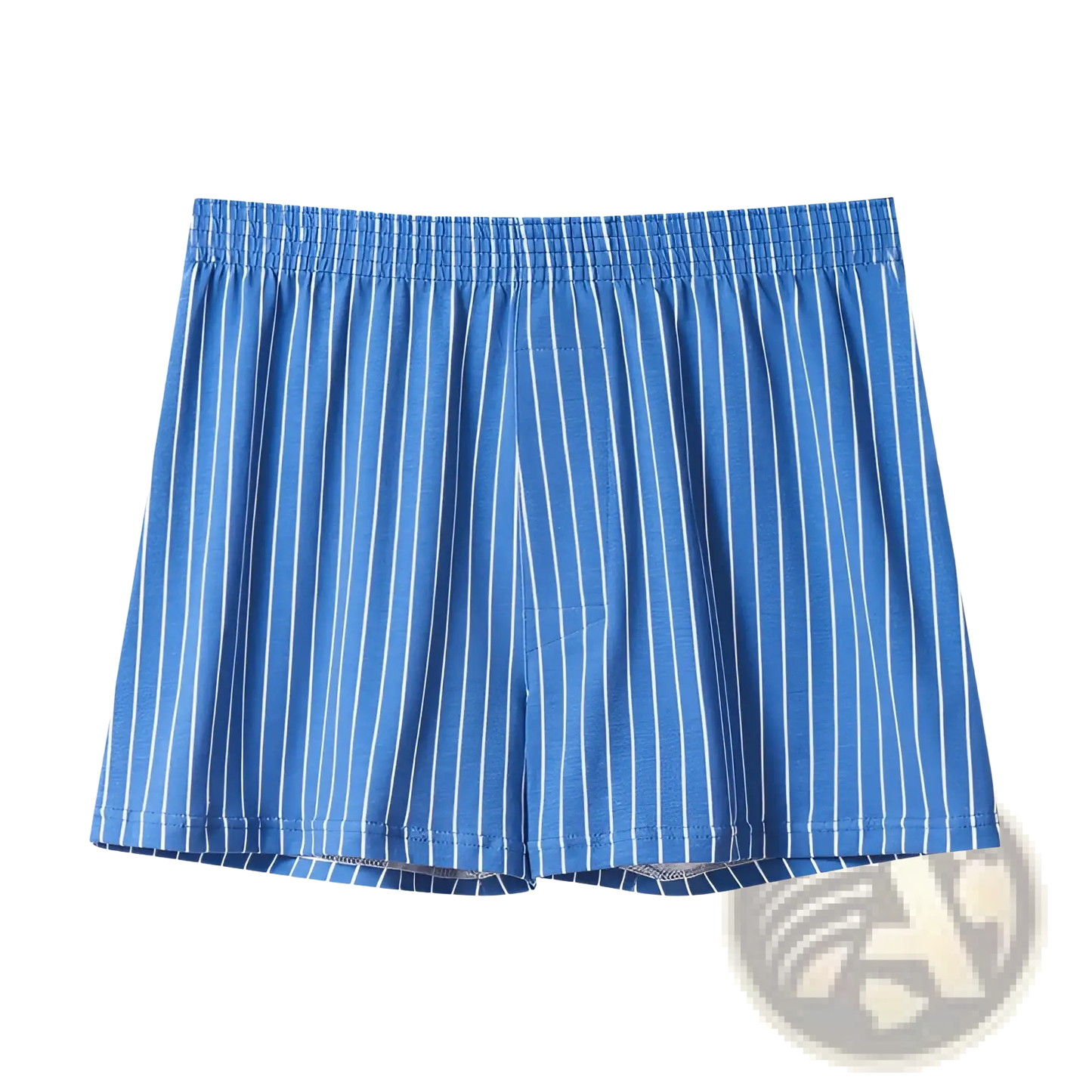Men's Plus Size Cotton Striped and Plaid Boxer Shorts