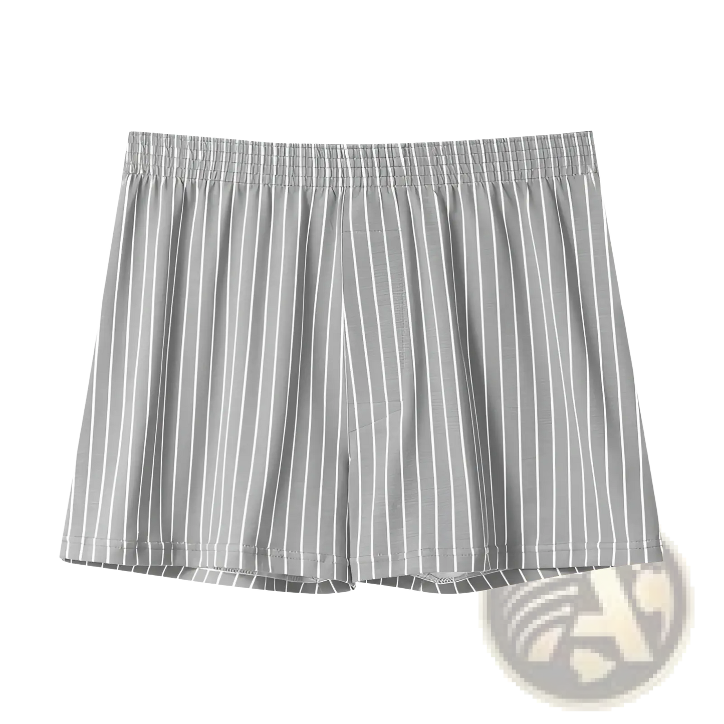 Men's Plus Size Cotton Striped and Plaid Boxer Shorts