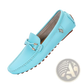 Men's Plus Size Leather Driving Moccasin Loafers