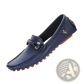 Men's Plus Size Leather Driving Moccasin Loafers