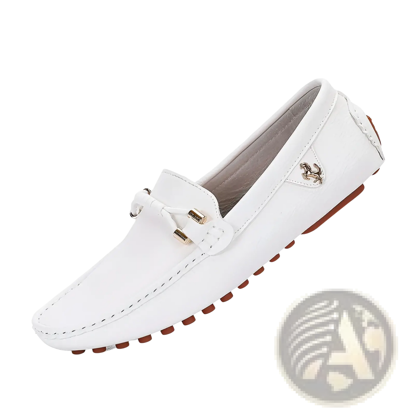 Men's Plus Size Leather Driving Moccasin Loafers
