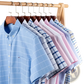 Men's Premium 100% Cotton Textured Short Sleeve Shirt