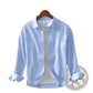 Men's Premium 100% Linen Long Sleeve Casual Shirt