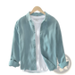 Men's Premium 100% Linen Long Sleeve Casual Shirt