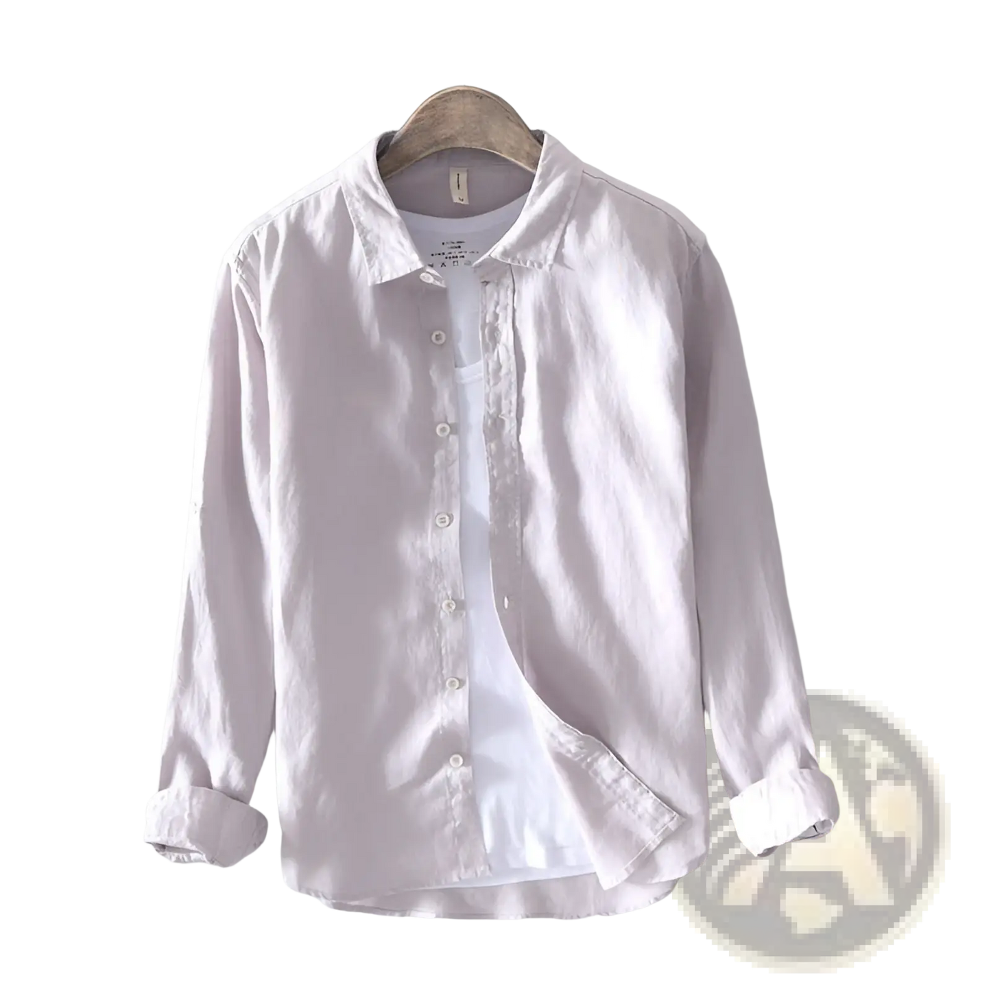 Men's Premium 100% Linen Long Sleeve Casual Shirt