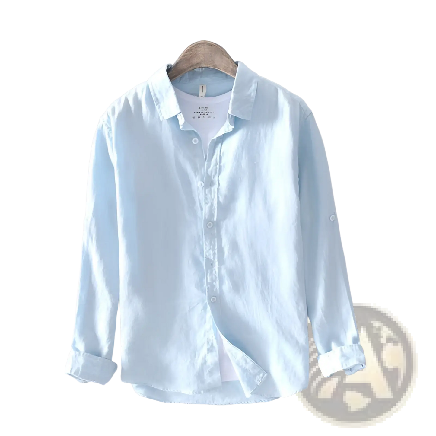 Men's Premium 100% Linen Long Sleeve Casual Shirt