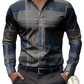 Men's Premium Geometric and Printed Long Sleeve Button Down
