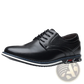 Men's Premium Pu Leather Lace Up Casual Dress Shoes
