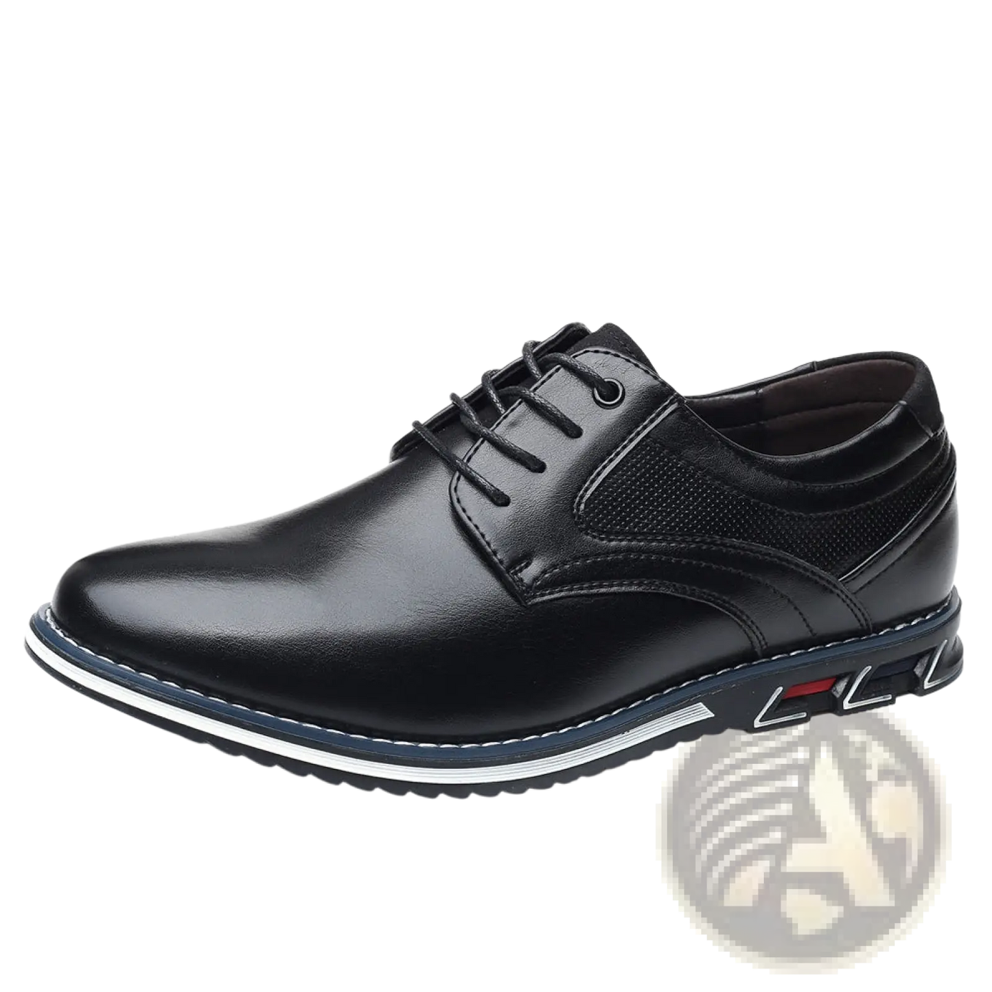 Men's Premium Pu Leather Lace Up Casual Dress Shoes