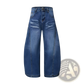 Men's Premium Relaxed Wide Leg Denim Jeans