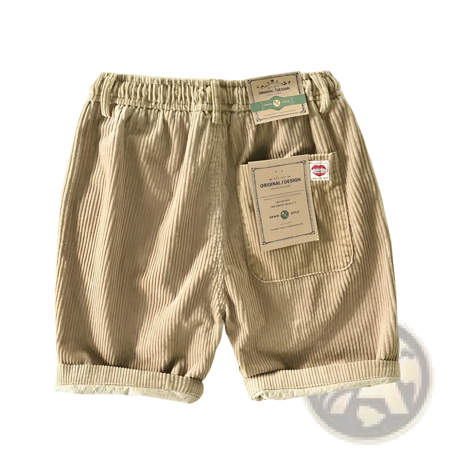 Men's Premium Ribbed Corduroy Drawstring Shorts
