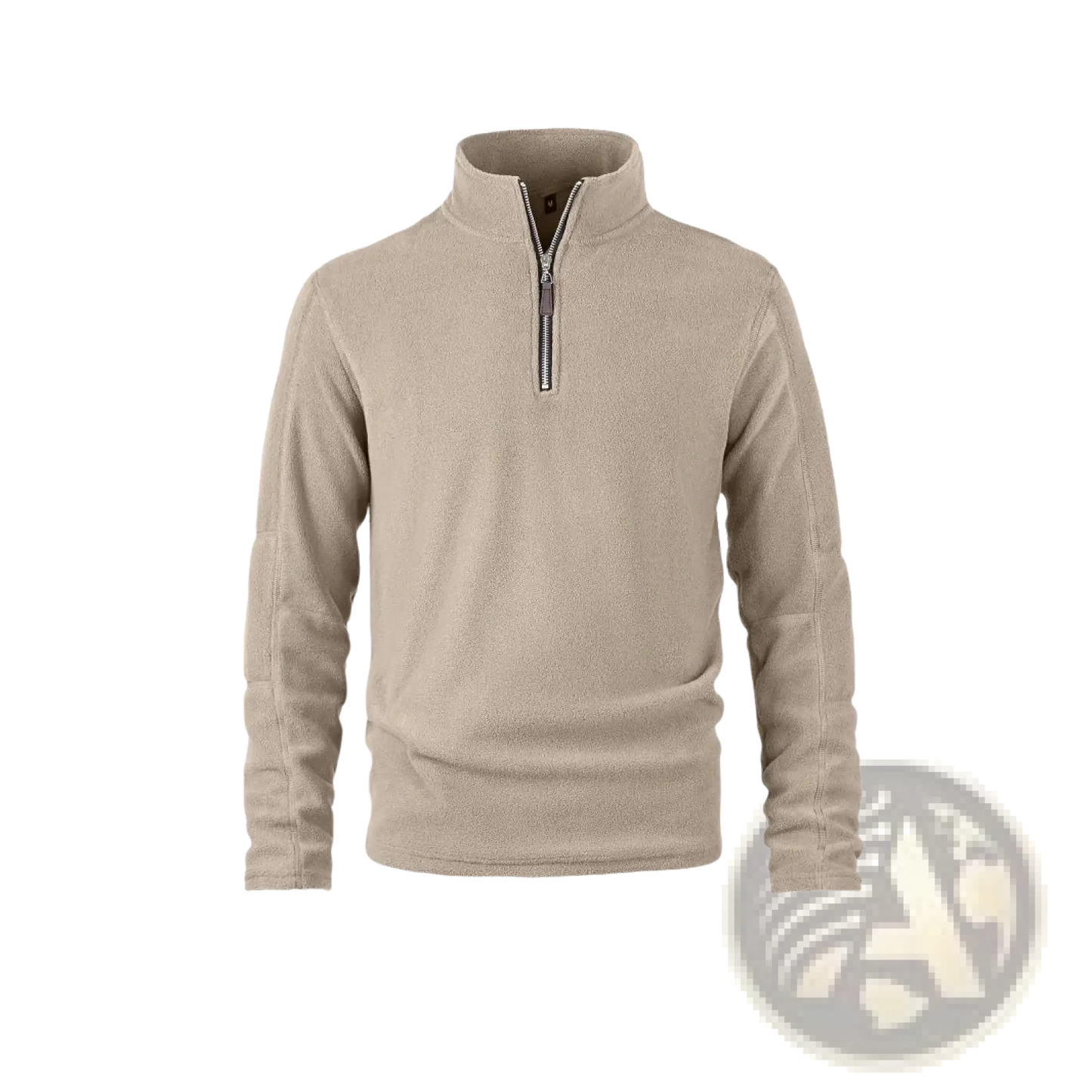 Men's Quarter Zip Polar Fleece Pullover Hoodie
