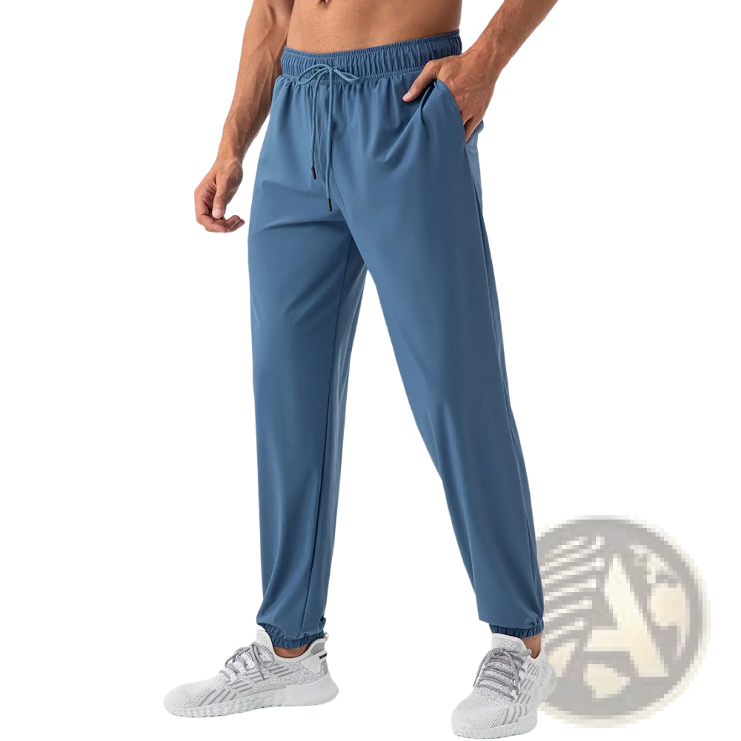 Men's Quick Dry Nylon Loose Fit Athletic Track Pants