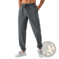 Men's Quick Dry Nylon Loose Fit Athletic Track Pants
