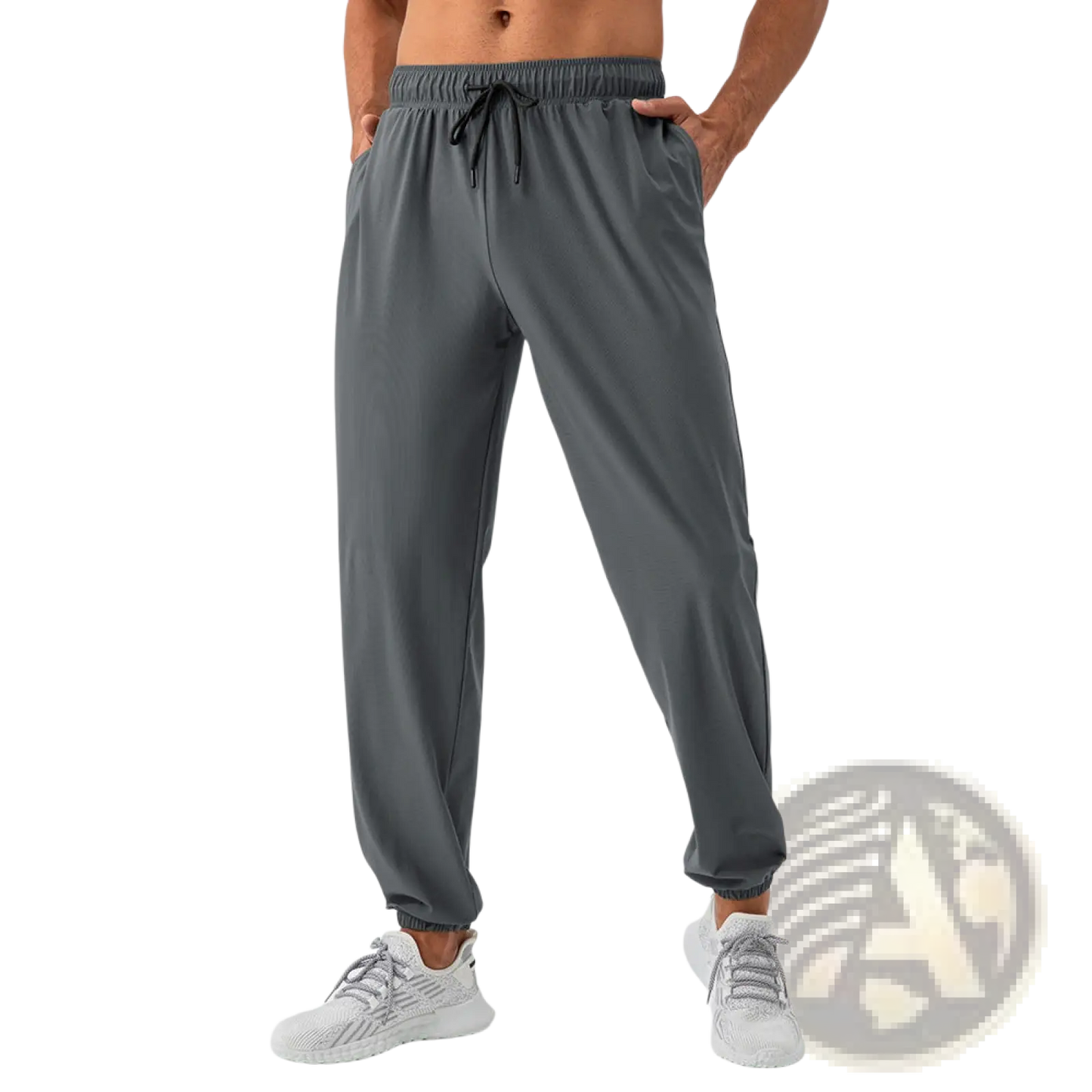 Men's Quick Dry Nylon Loose Fit Athletic Track Pants
