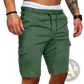 Men's Relaxed Drawstring Cotton Cargo Shorts