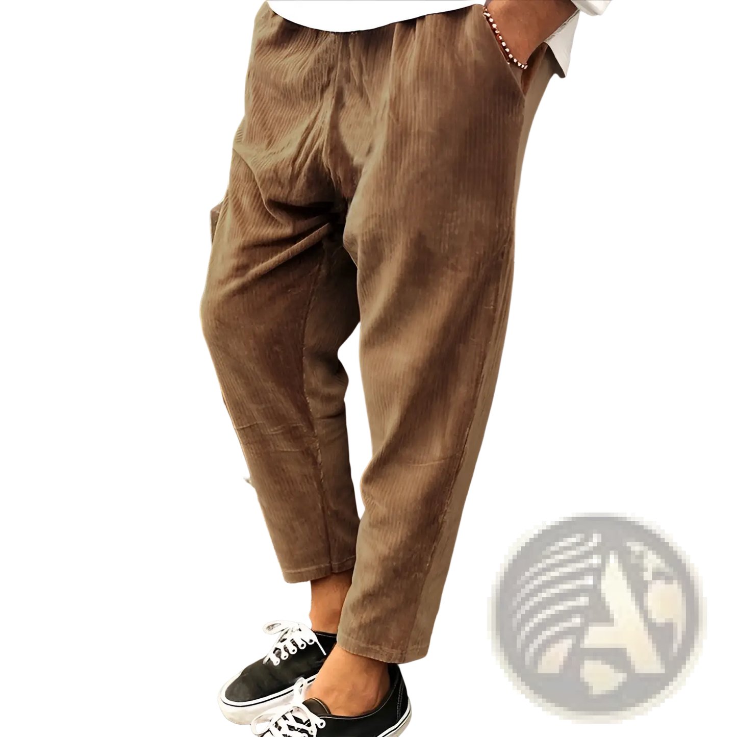 Men's Relaxed Fit Corduroy Jogger Trousers