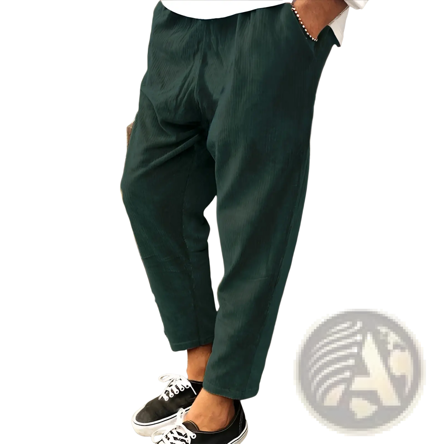 Men's Relaxed Fit Corduroy Jogger Trousers