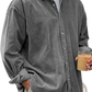 Men's Relaxed Fit Corduroy Shirt Jacket