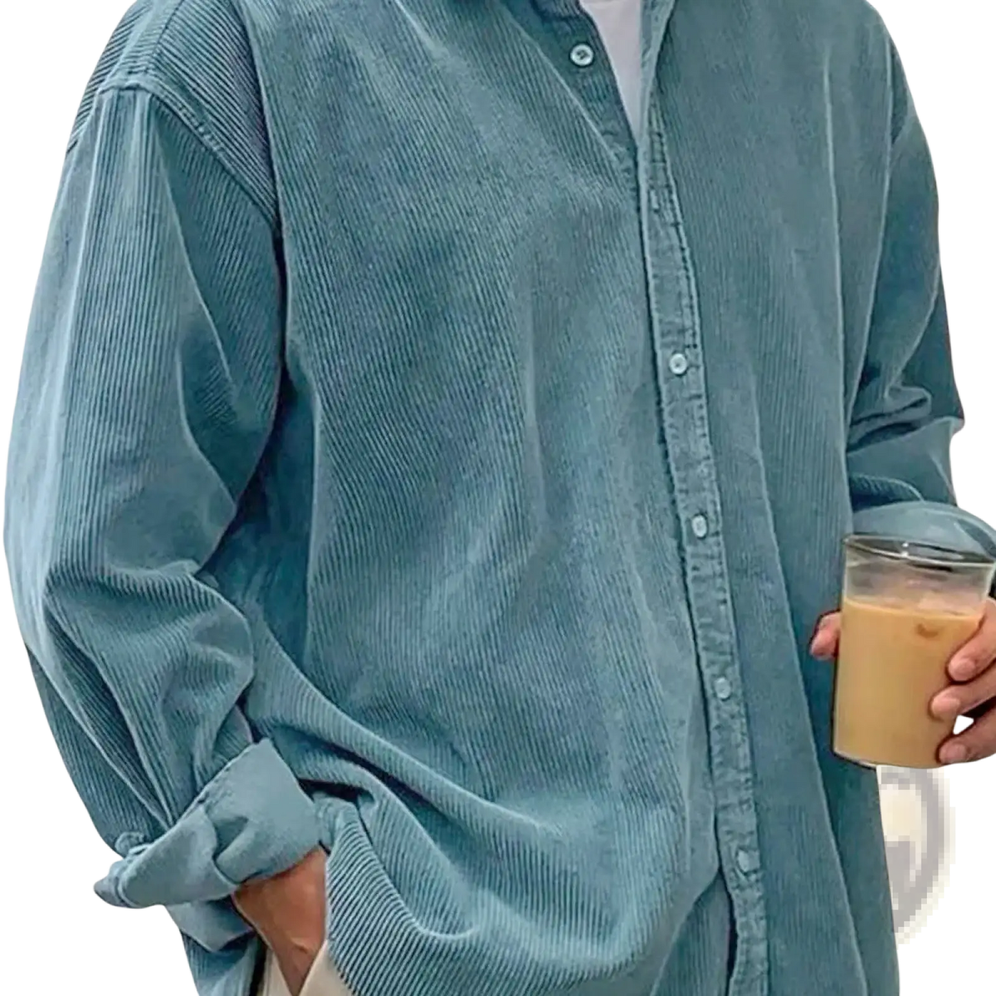 Men's Relaxed Fit Corduroy Shirt Jacket