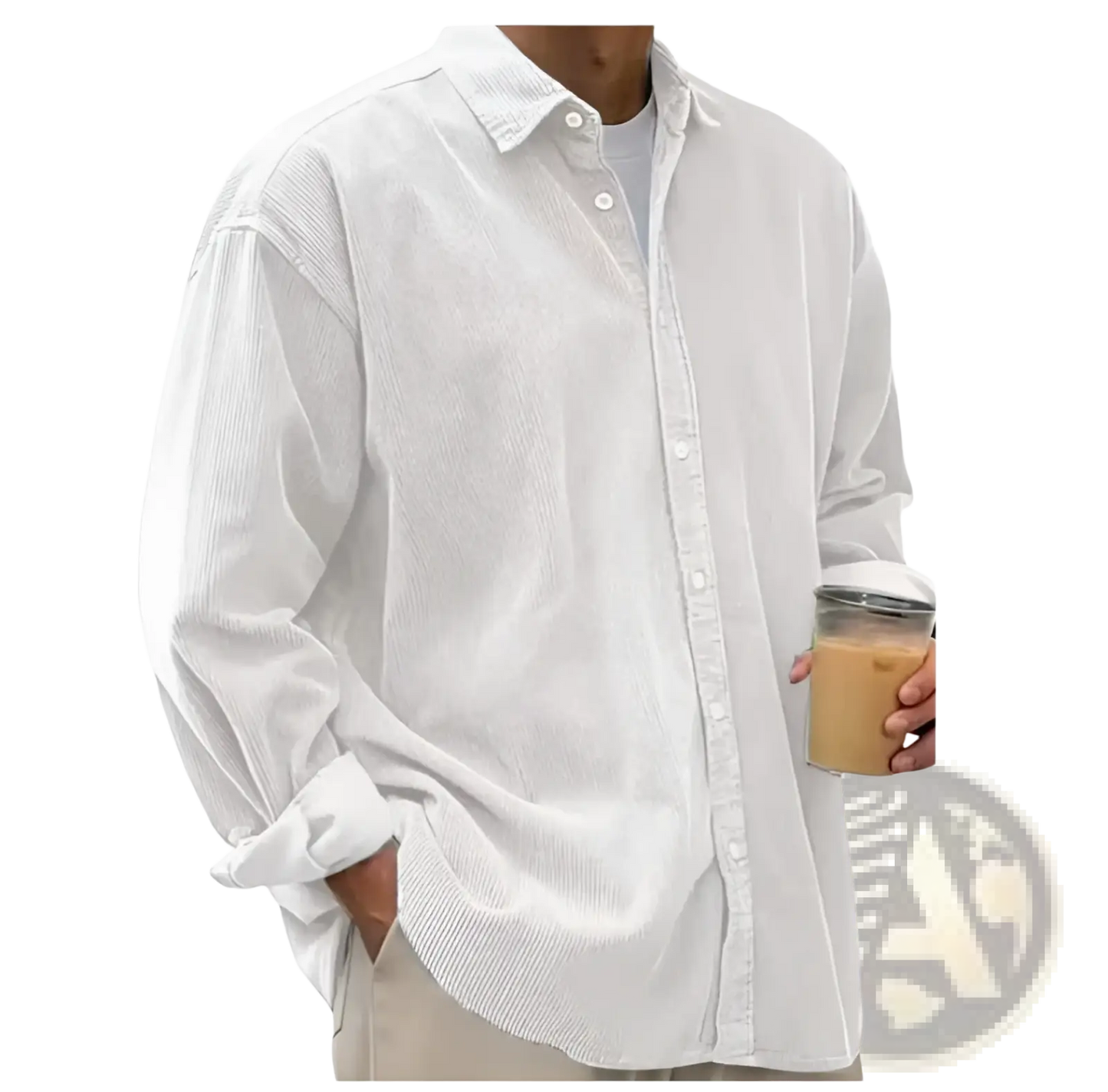 Men's Relaxed Fit Corduroy Shirt Jacket