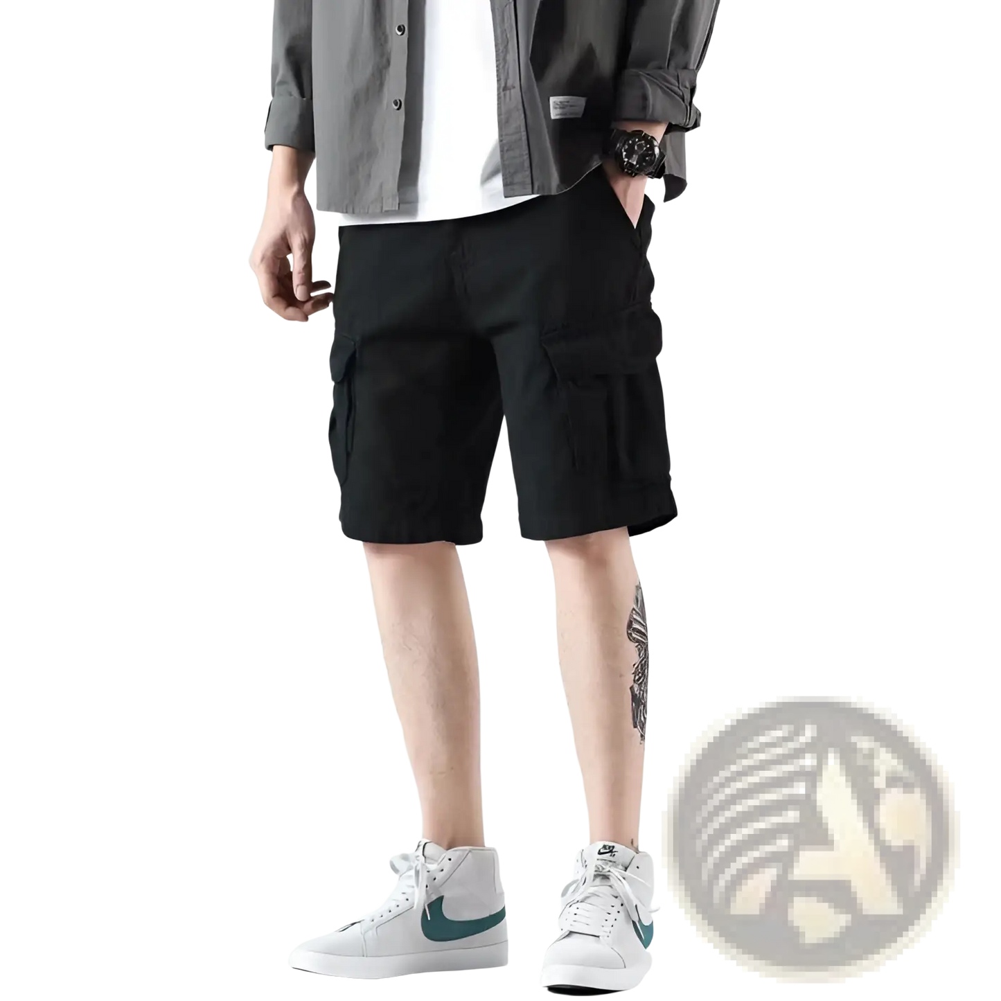 Men's Relaxed Fit Multi Pocket Cargo Shorts
