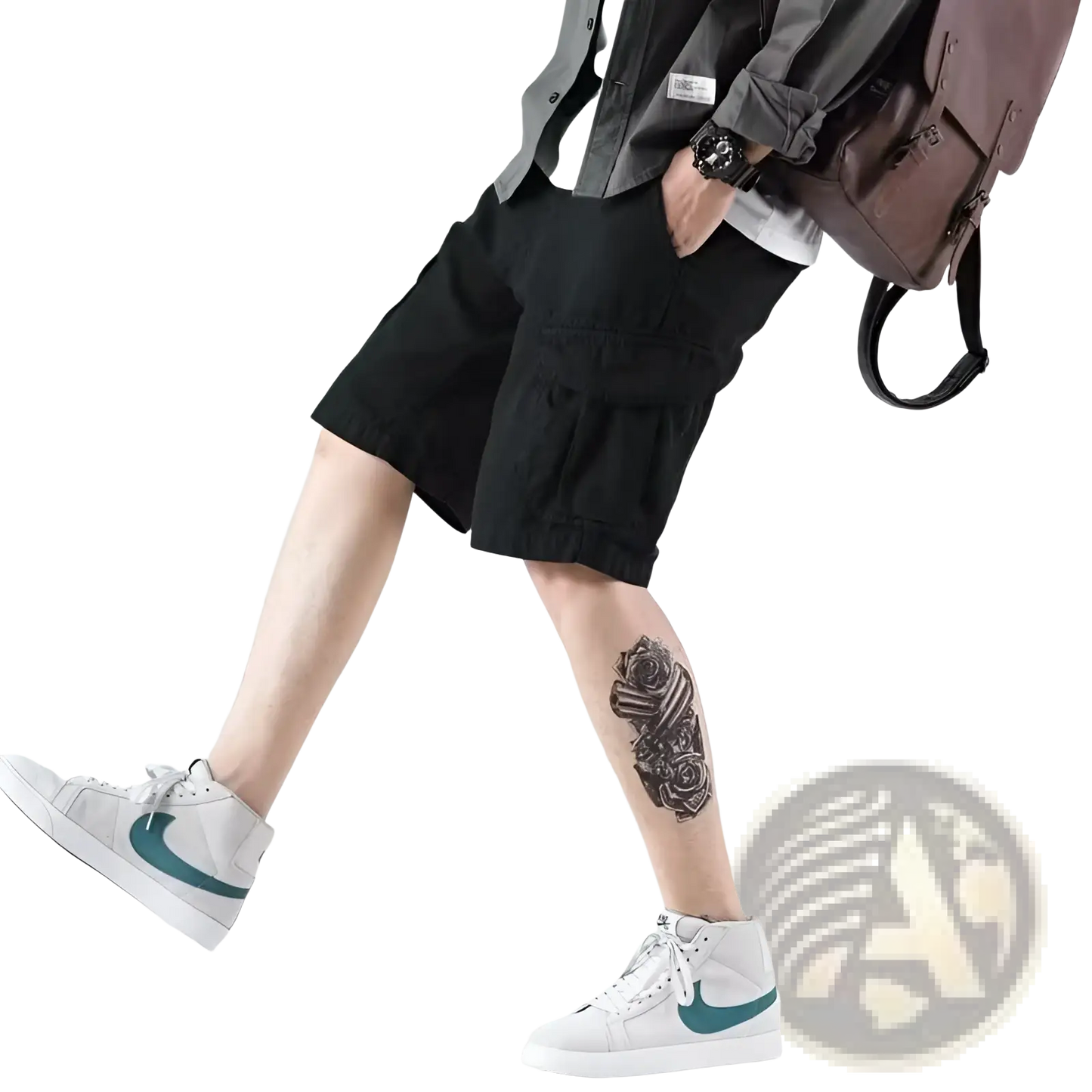 Men's Relaxed Fit Multi Pocket Cargo Shorts